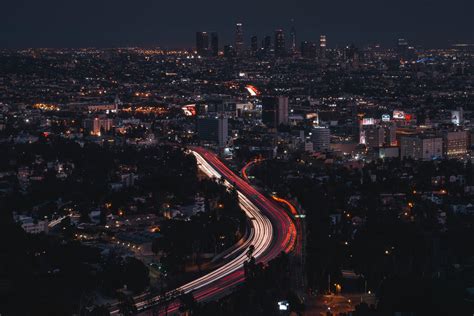 Los Angeles at Night Wallpapers - 4k, HD Los Angeles at Night Backgrounds on WallpaperBat