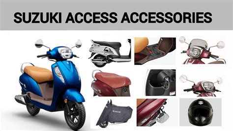 Suzuki Access 125 Accessories - YouTube