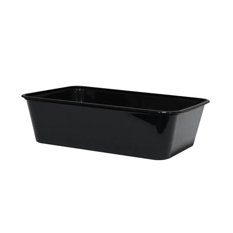 Black Rectangular Takeaway Container – LOTUS PACKAGING