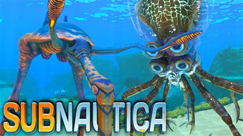 Subnautica - SEA TREADER & CRABSQUID, NEW CREATURES (Subnautica Early Access Gameplay) - YouTube