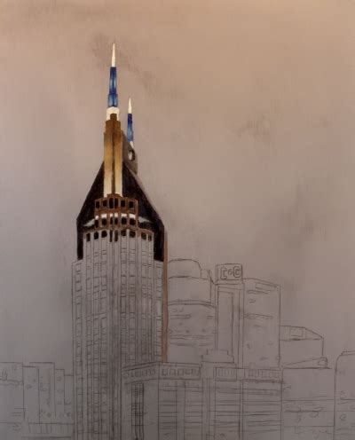 Nashville Skyline Drawing at PaintingValley.com | Explore collection of ...