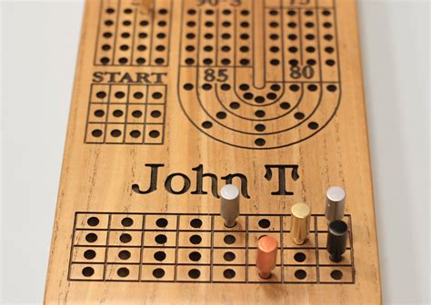 Cribbage Board. Wood Cribbage Board. Folding Cribbage 4 - Etsy