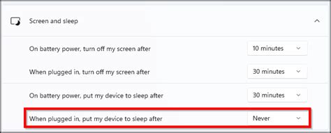 Disable Sleep Mode - Windows 11