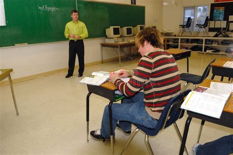 High School Students and Teacher Stock Image - Image of student, teacher: 1830533