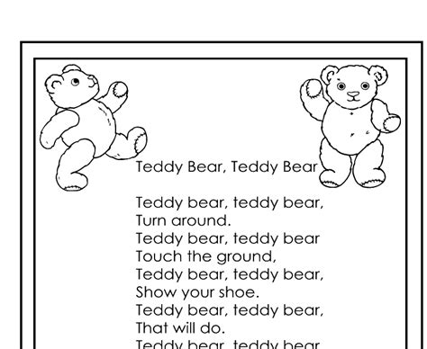 Teddy Bear's adventures: Teddy Bear Rhyme goes into live action. | Teddy bear picnic song, Teddy ...