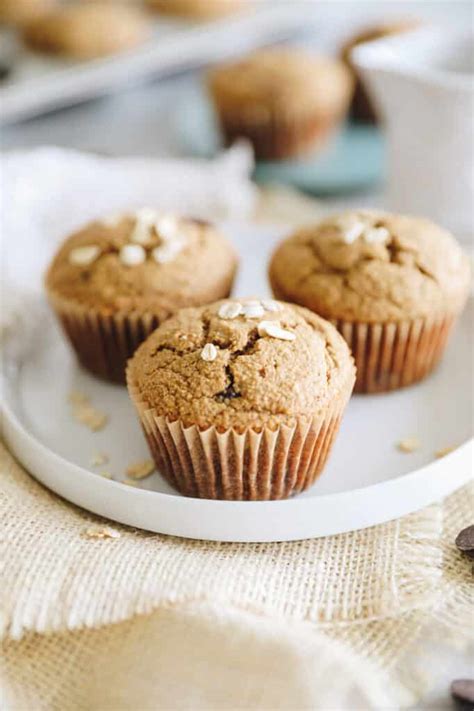 Oat Flour Muffins [Easy + Customizable] - The Healthy Maven