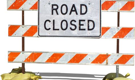 Download Road Closed Png Banner Transparent - Road Closed Sign Png ...