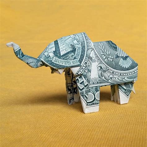 Origami Money Elephant