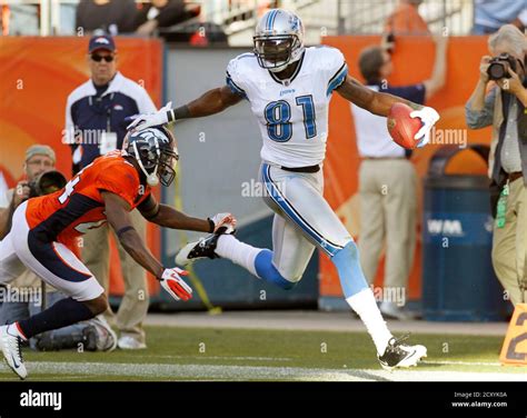 Detroit lions calvin johnson touchdown hi-res stock photography and ...