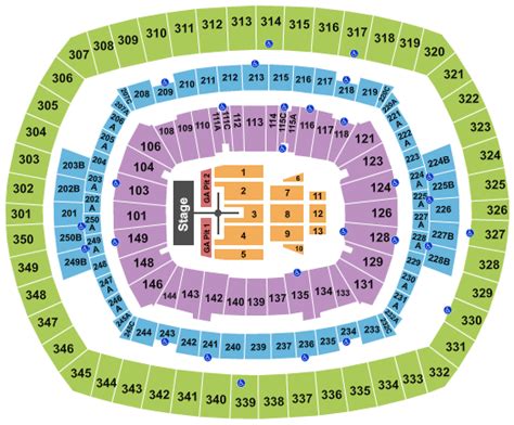 Steven Tanger Seating Chart