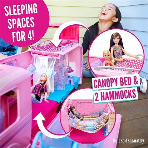 Barbie FBR34 Estate Dream Camper Pink Pop Out – Gift To Gadget