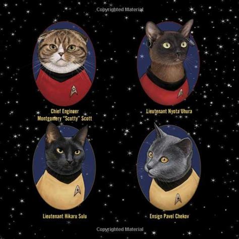 Star Trek Cats Hardcover Book by Jenny Parks Star Trek Cats Hardcover ...