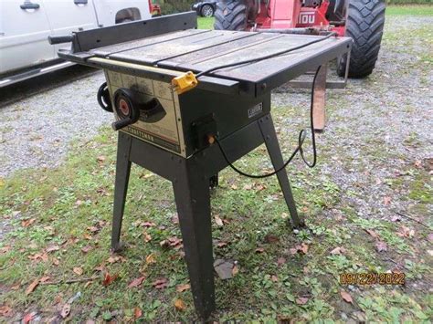 Craftsman 9" Table Saw - Lambrecht Auction, Inc.