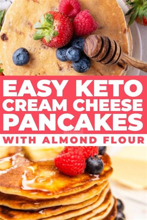 Easy Keto Cream Cheese Pancakes! Low Carb Almond Flour Pancakes ...