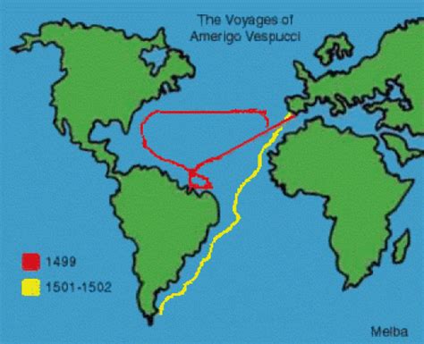 Maps - amerigo vespucci