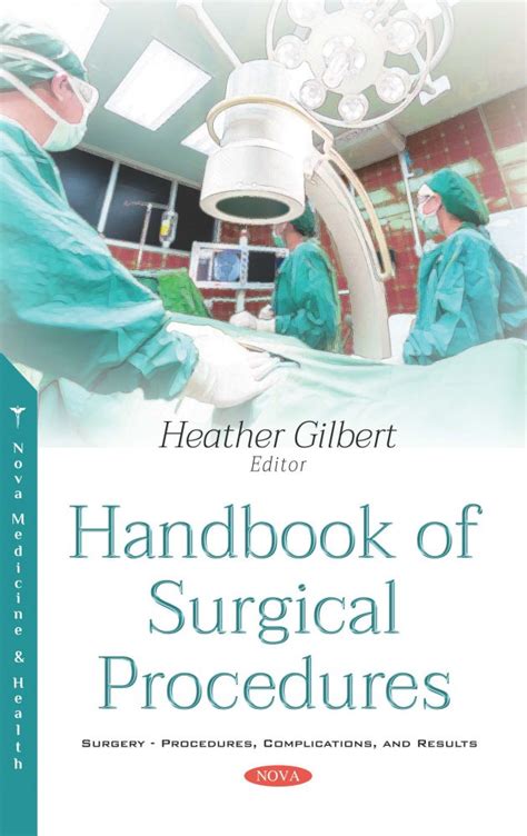 Handbook of Surgical Procedures – Nova Science Publishers