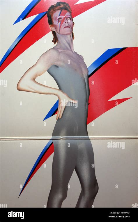 David Bowie's Aladdin Sane Album Sleeve Inside Cover by RCA Records Stock Photo - Alamy