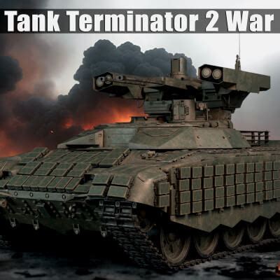 Tank Terminator BMP 72 War 3D Model by Mak21