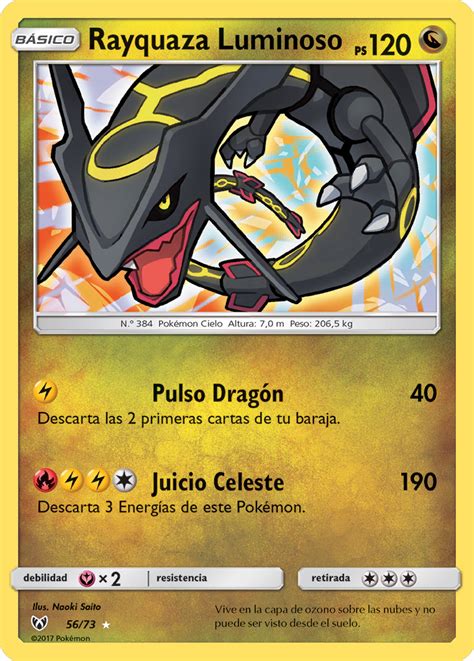 Rayquaza Luminoso (Leyendas Luminosas TCG) - WikiDex, la enciclopedia Pokémon