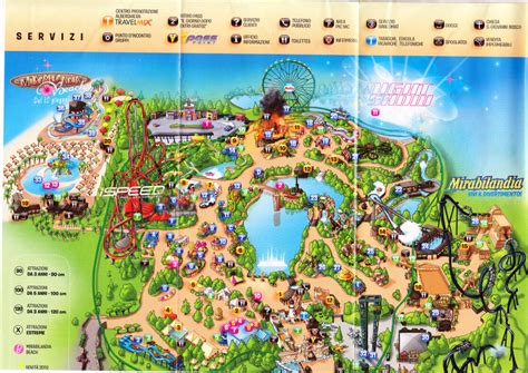 Mirabilandia - 2010 Park Map