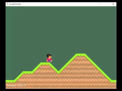 Using the Python Arcade library to create a platformer with ramps - YouTube