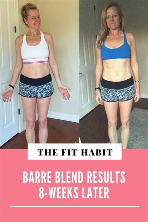 Barre Blend Before and After: 8 Weeks Later : The Fit Habit