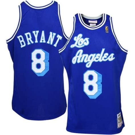 Los Angeles Lakers #8 Kobe Bryant Royal Blue 1996-97 Anniversary ...