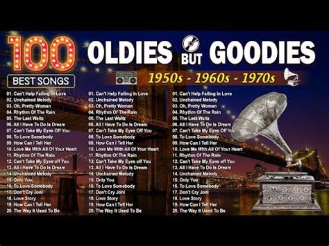 Oldies but Goodies 50's 60's - Classical Music oldies Greatest Hits 50s ...