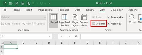 What Are Gridlines? How to Show / Hide in Excel & Google Sheets ...