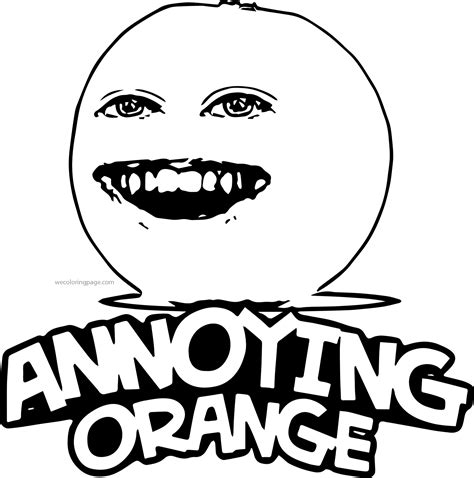 The Annoying Orange Coloring Page 11 – Wecoloringpage.com