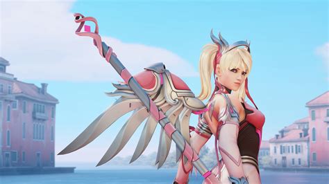 Today is the last day to buy Overwatch's Pink Mercy skin | Dot Esports