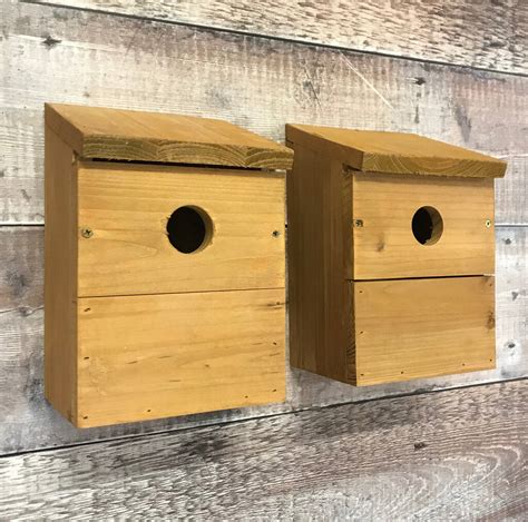 Set Of Two Classic Wooden Bird Nest Boxes By Garden Selections | notonthehighstreet.com