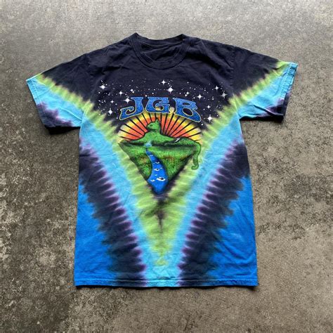 Vintage Jerry Garcia Band Tie-dye Graphic T... - Depop