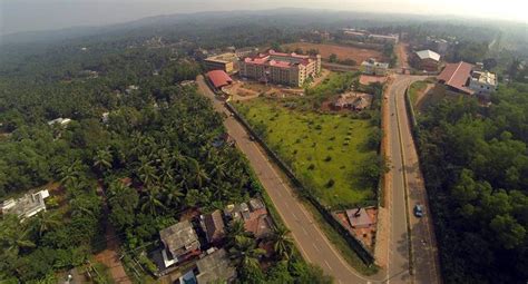 Vivekananda degree college campus aerial view