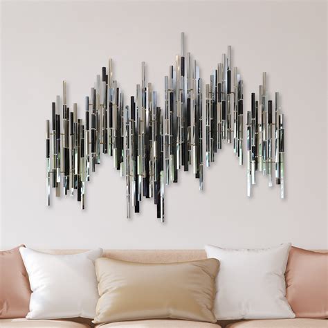 Kaleidoscope Metal Art // Chrome (3 Piece) - Metal Sculpture Studio ...