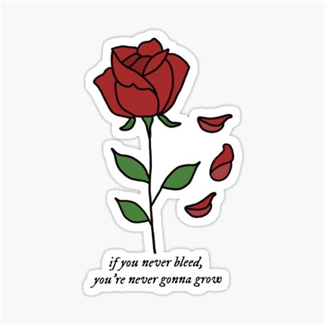 "the 1 lyrics" Sticker for Sale by gleespirit | Redbubble