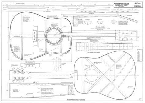 Plan to Build Dreadnought Acoustic Guitar/diy Project or Ideal | Etsy