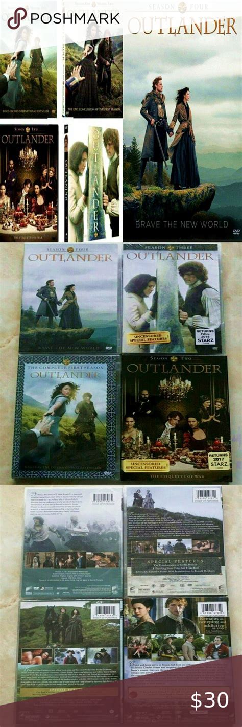 Outlander The Complete Series Season 1-4 DVD (2019 19-Disc Box Set ...