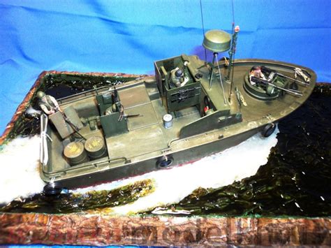 The plastic model of River Patrol Boat from Tamiya kit | Model Kits: cars, ships, airplanes