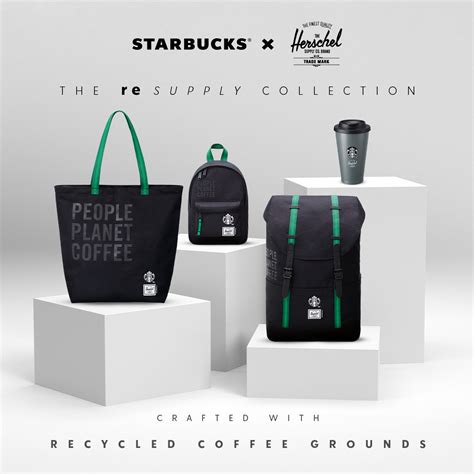 New Starbucks® X Herschel Supply Co. collection spotlights recycled and ...