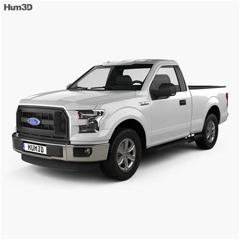 Ford F-150 Regular Cab XLT 2017 3D model - Vehicles on Hum3D