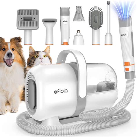 Amazon.com: Afloia Dog Grooming Kit, Pet Grooming Vacuum & Dog Clippers ...