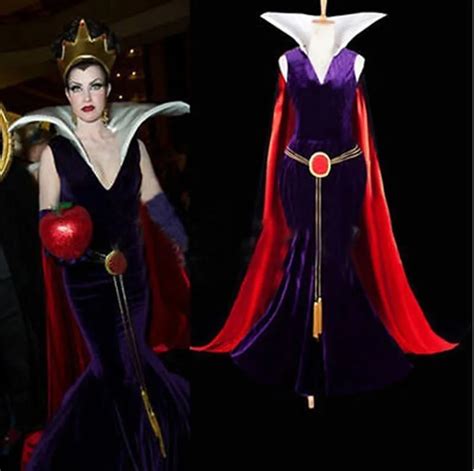 New Snow White Evil Queen Dress Costume Movie Cosplay Costume ...