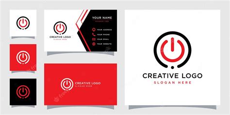 Premium Vector | Vector graphic of power button logo design template