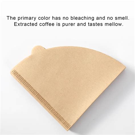 NSESSHome Clearance Coffee Filters, 100 Count Unbleached Natural Brown ...