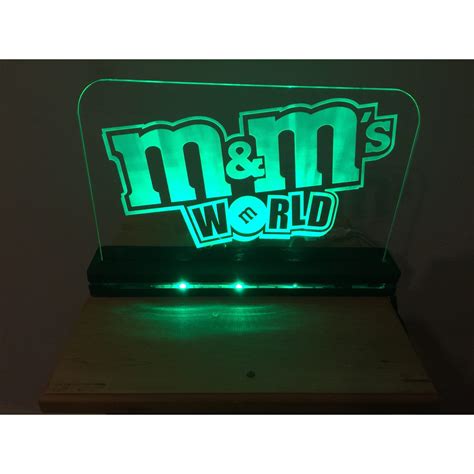 Custom LED Edge Lighted Acrylic Laser Engraved and Cut Sign 6"x6" or 8 ...