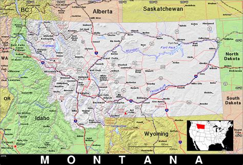 MT · Montana · Public Domain maps by PAT, the free, open source ...