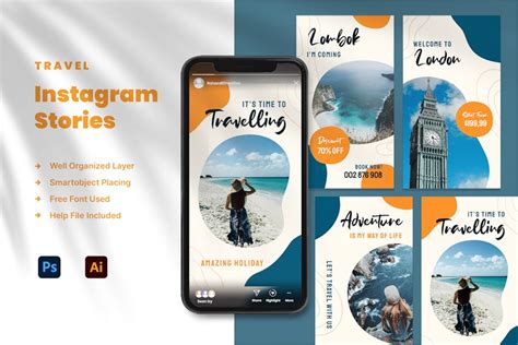 Travel Instagram Stories by RahardiCreative on Envato Elements