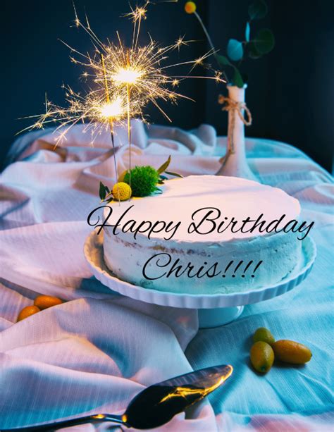 Copy of Happy Birthday Chris | PosterMyWall