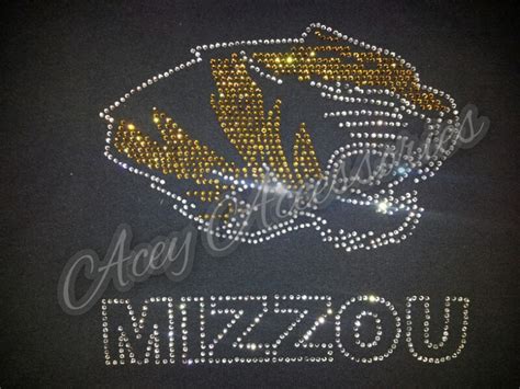 Mizzou rhinestone shirt | Custom bling, Rhinestone shirts, Rhinestone ...